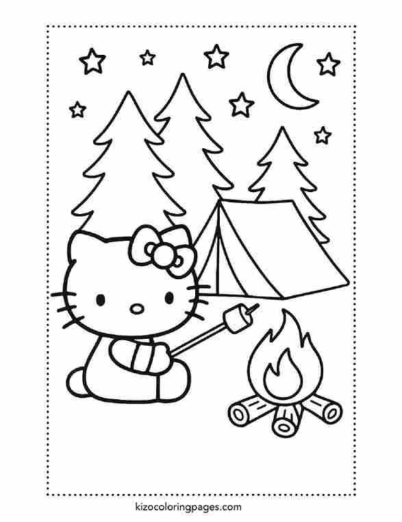 Camping Adventure with Hello Kitty
