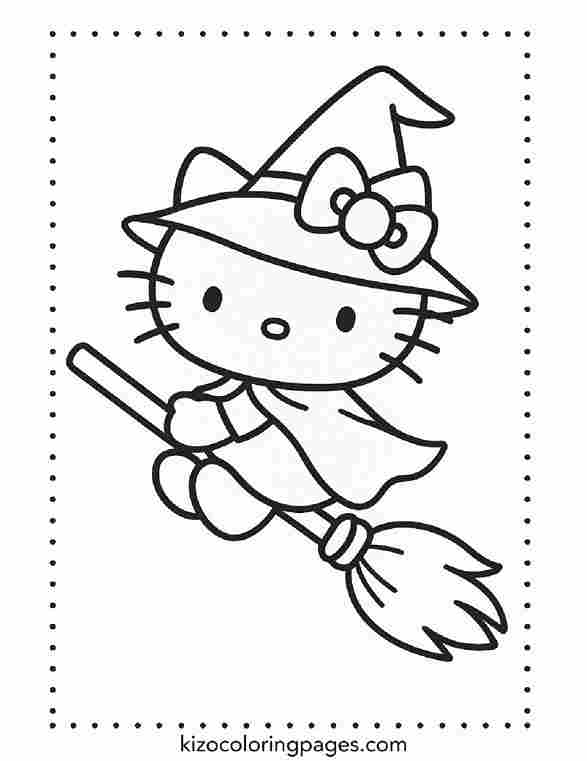 Halloween Hello Kitty Flying