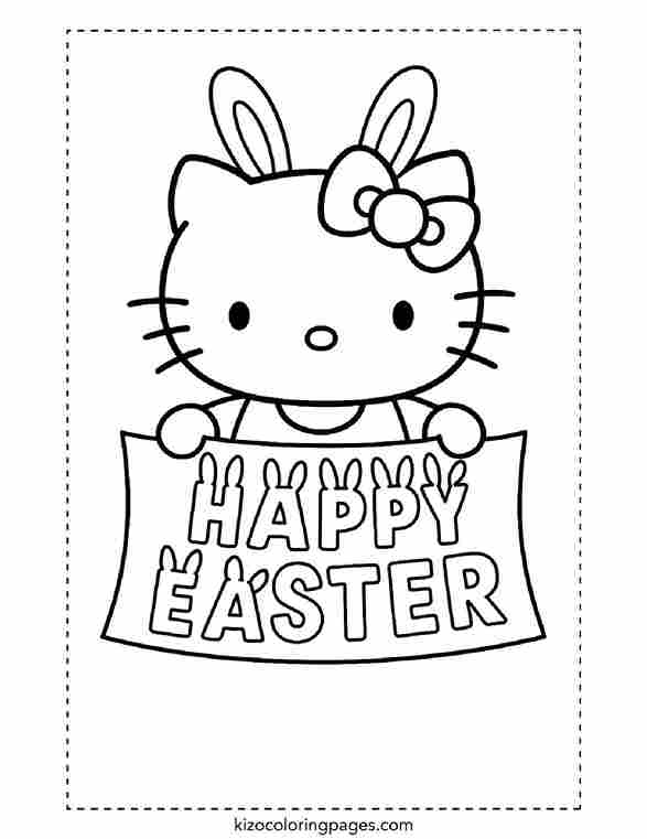 Hello Kitty Happy Easter