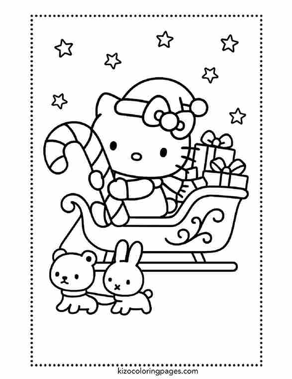 Hello Kitty Sleigh Ride Christmas