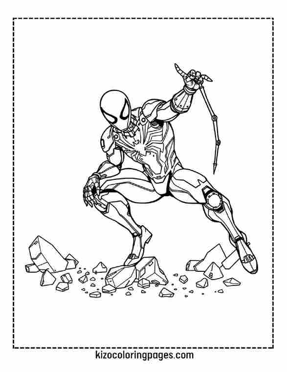 Iron Spider Hero Landing