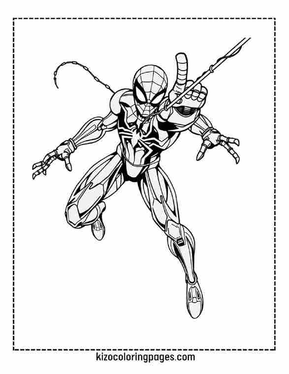 Iron Spider Web Shooting