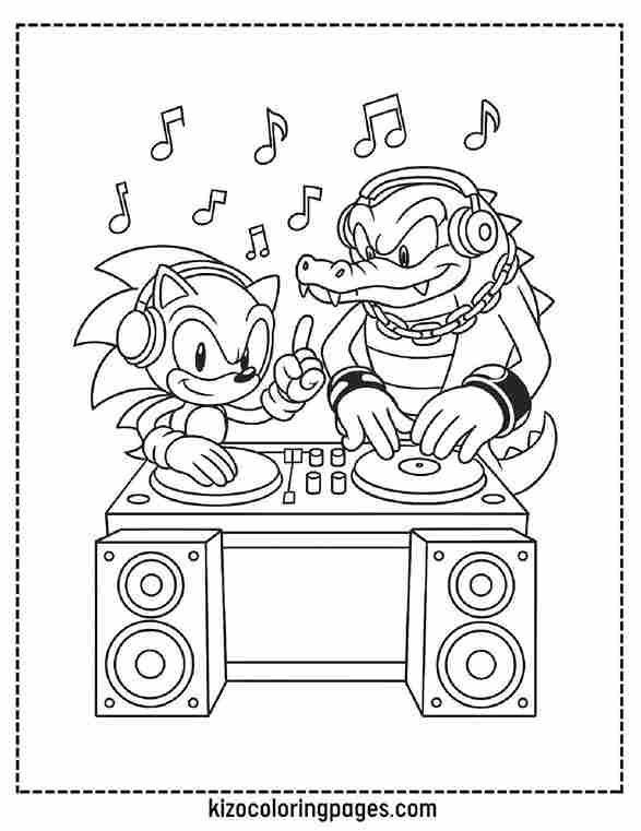 Sonic and Vector Music Party