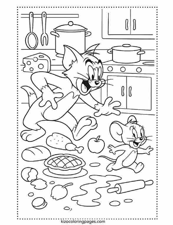 Tom and Jerry Kitchen Chase
