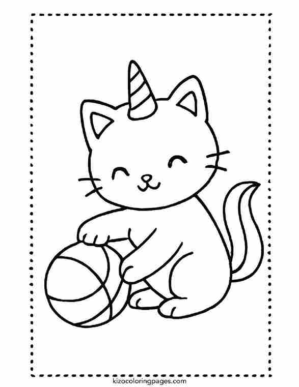 Unicorn Cat Playtime