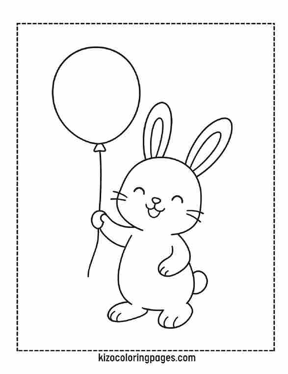 Bunny with Balloon