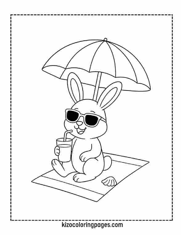 Bunny with Sunglasses