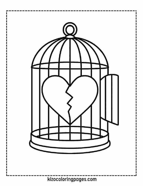 Caged Broken Heart
