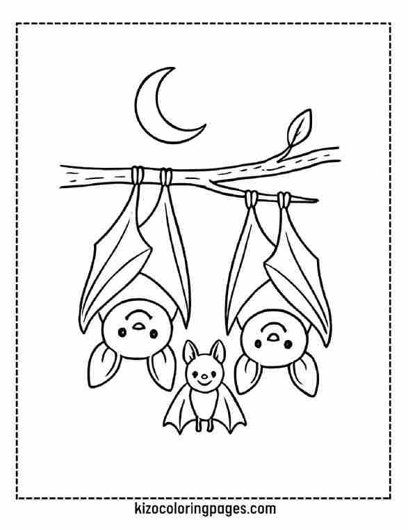 Cute Bat Family Halloween