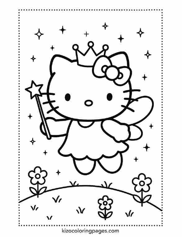 Fairy Princess Hello Kitty Design