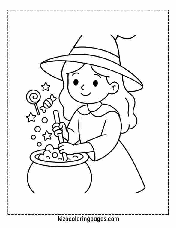 Friendly Witch Cauldron