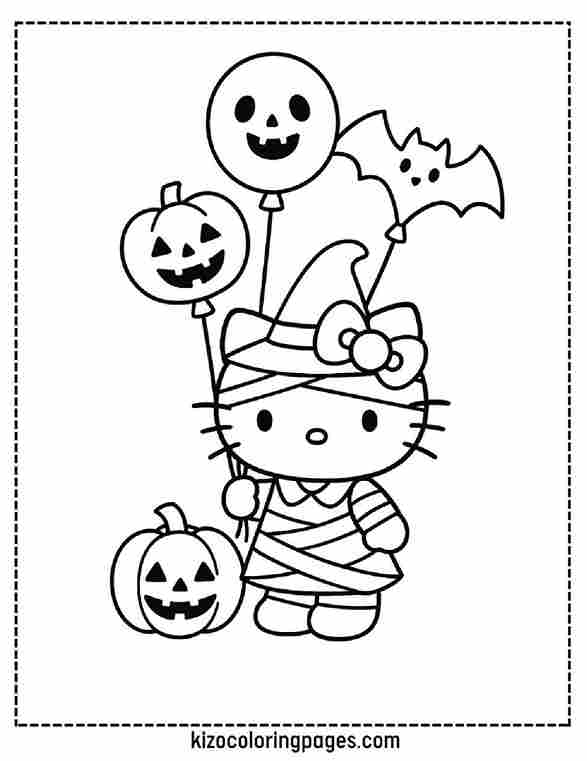 Hello Kitty Halloween Balloons