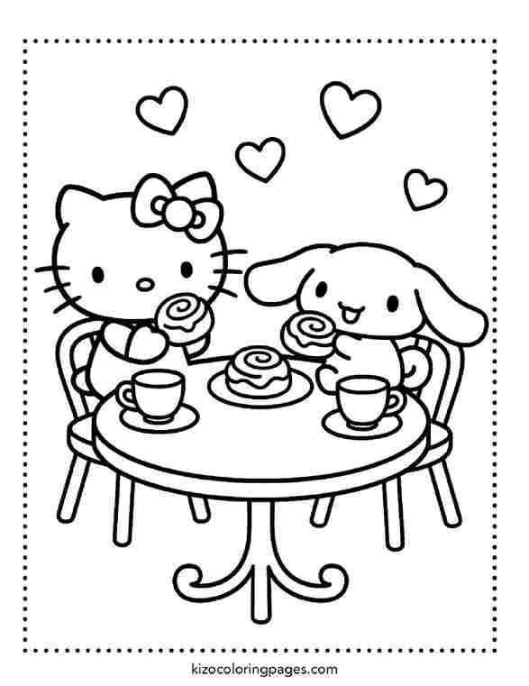 Hello Kitty and Cinnamoroll Café