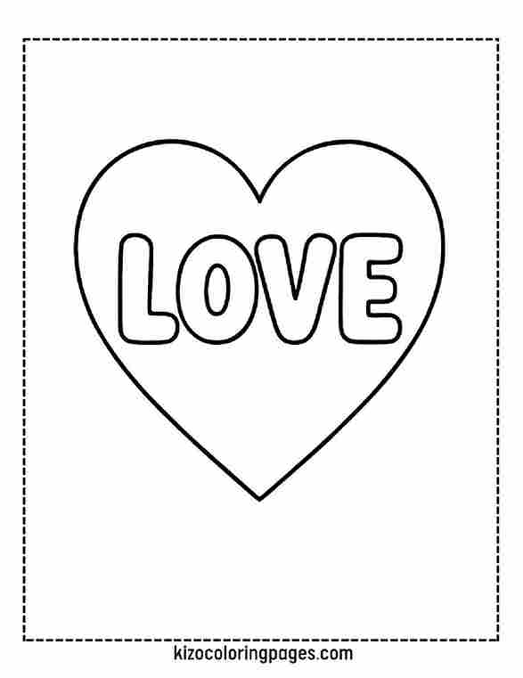 Love Lettering Heart