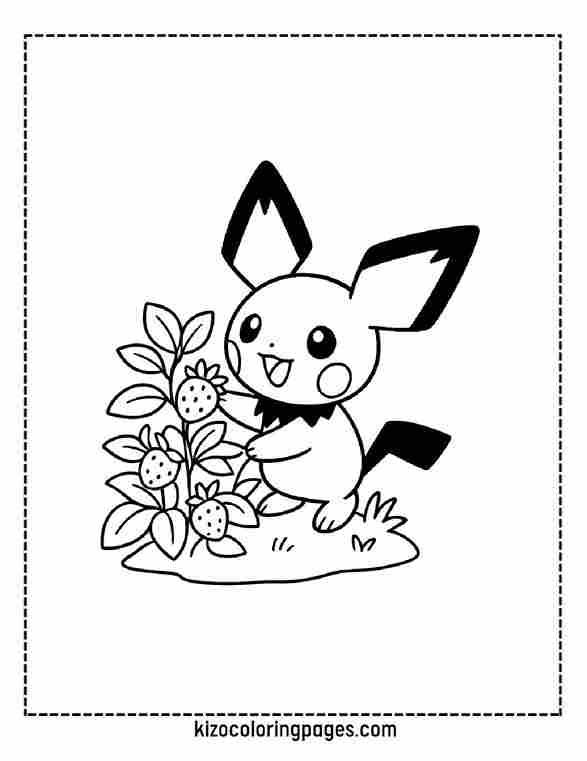 Pichu Picking Berries