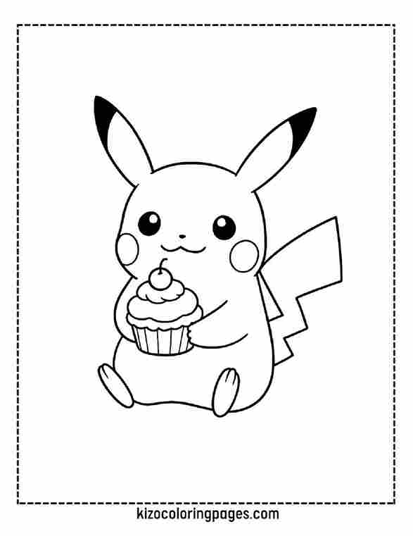 Pikachu Cupcake
