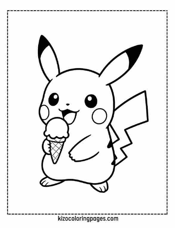 Pikachu Ice Cream