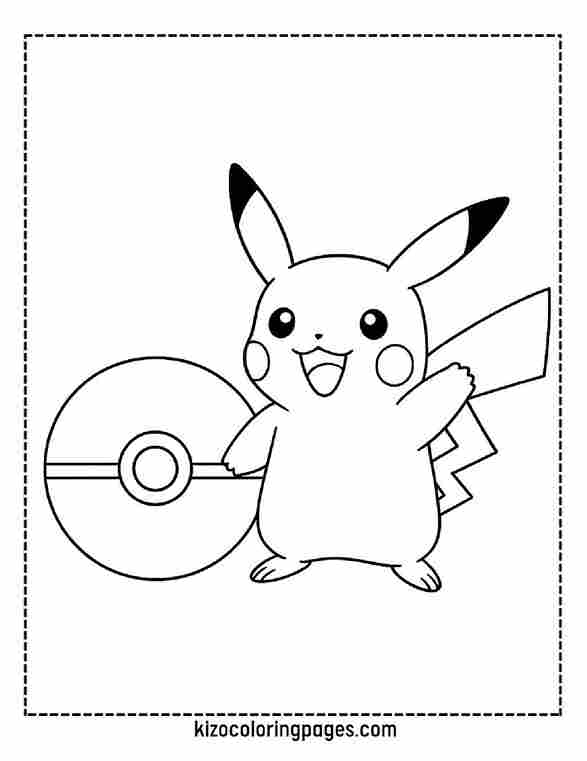 Pikachu and Poké Ball