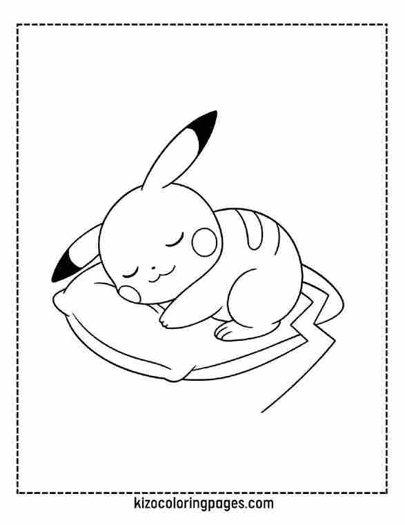 Sleeping Pikachu