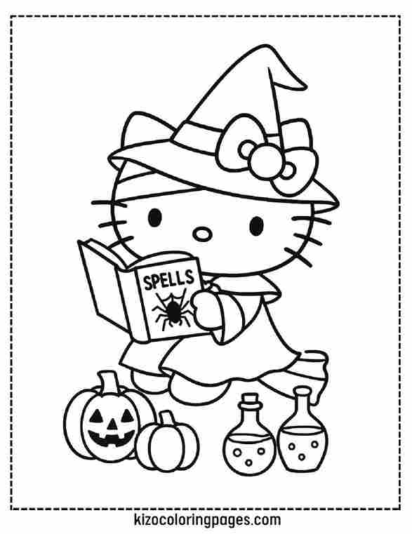 Sorceress Hello Kitty Halloween