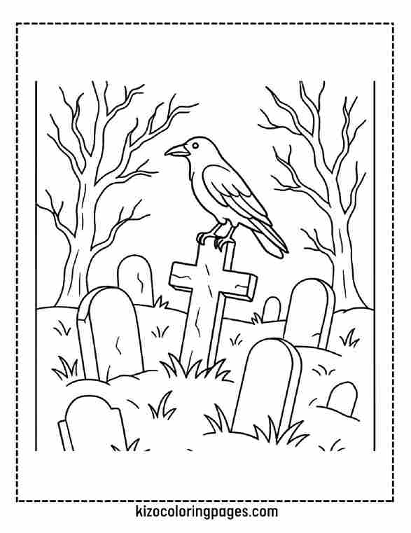 Spooky Graveyard Halloween