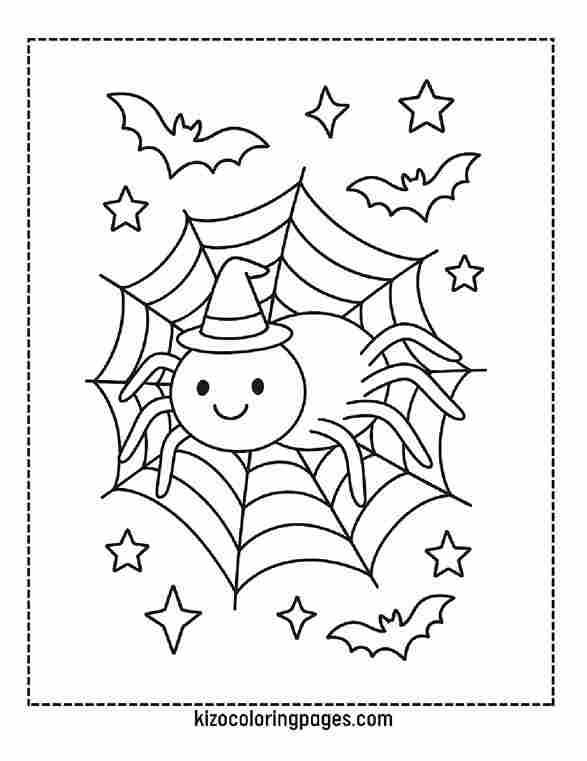 Witch Hat Spider Halloween